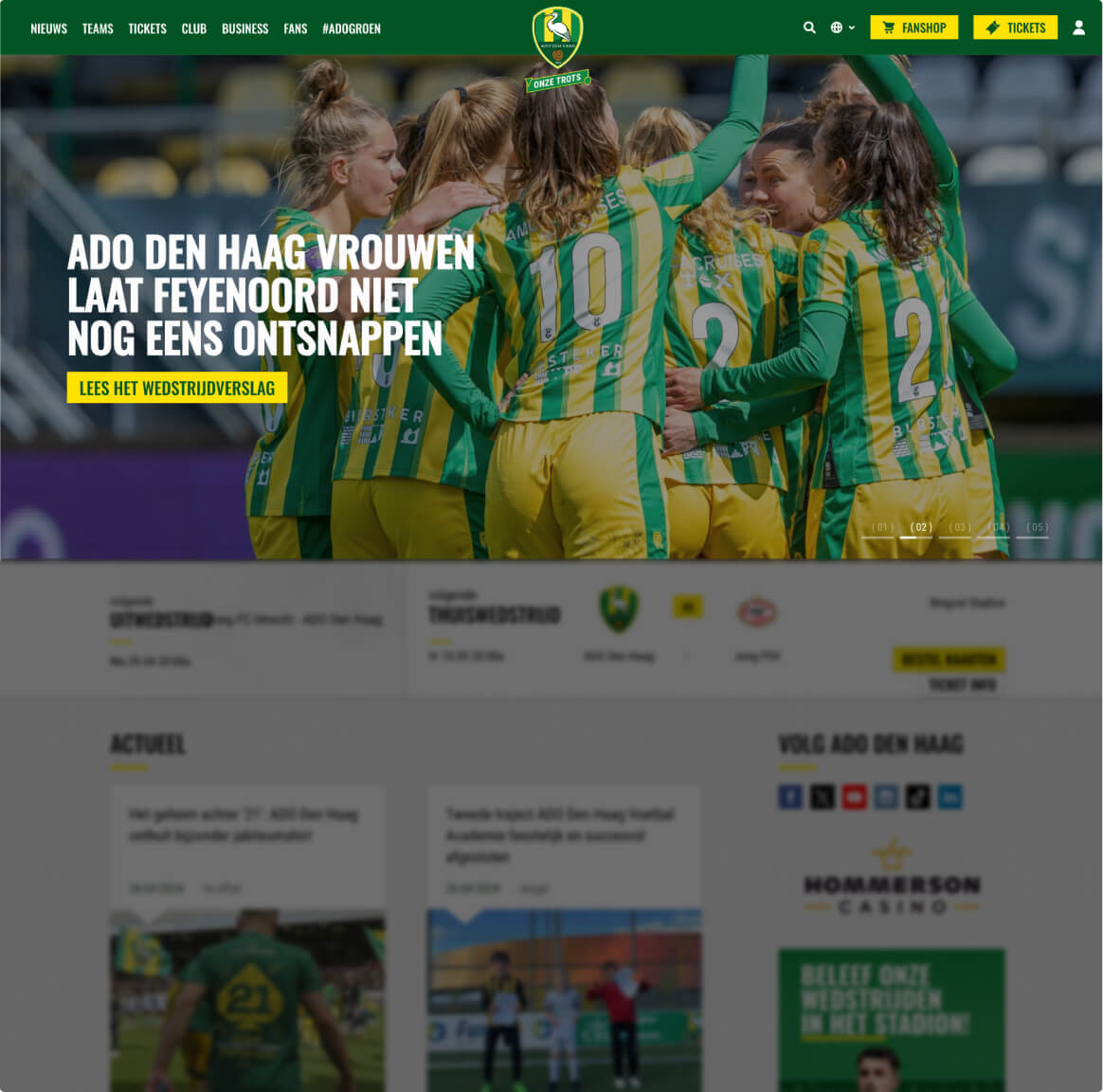 Website voor Sportclubs & verenigingen
