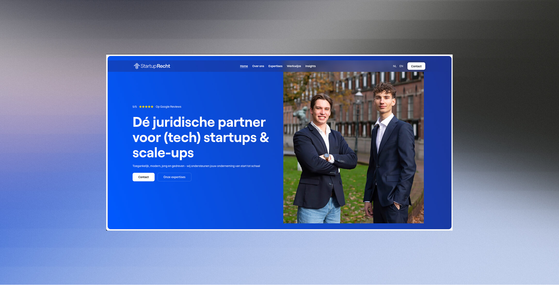 Startup-Recht website