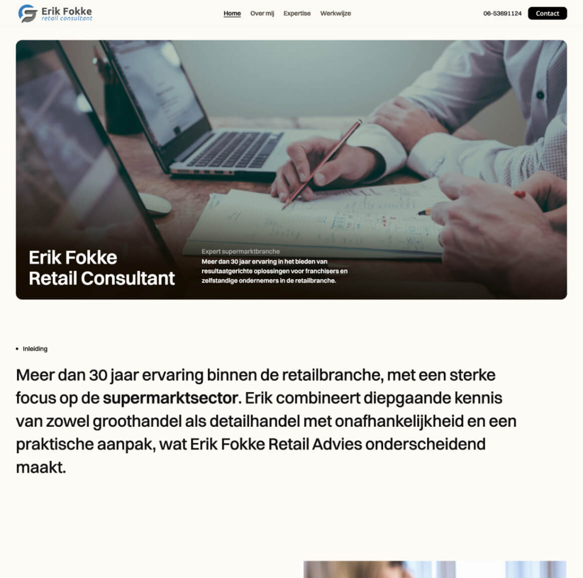Website voor ZZP'ers & freelancers