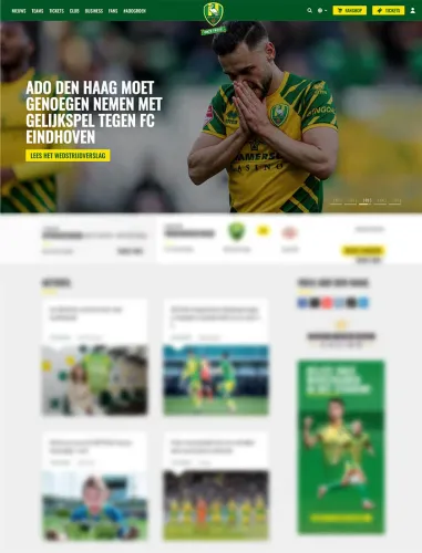 ADO Den Haag website